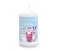 Snow Scene Personalised Candle