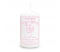 Stork It's a Girl Personalised Candle