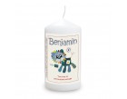 Cotton Zoo Denim the Lion Personalised Candle